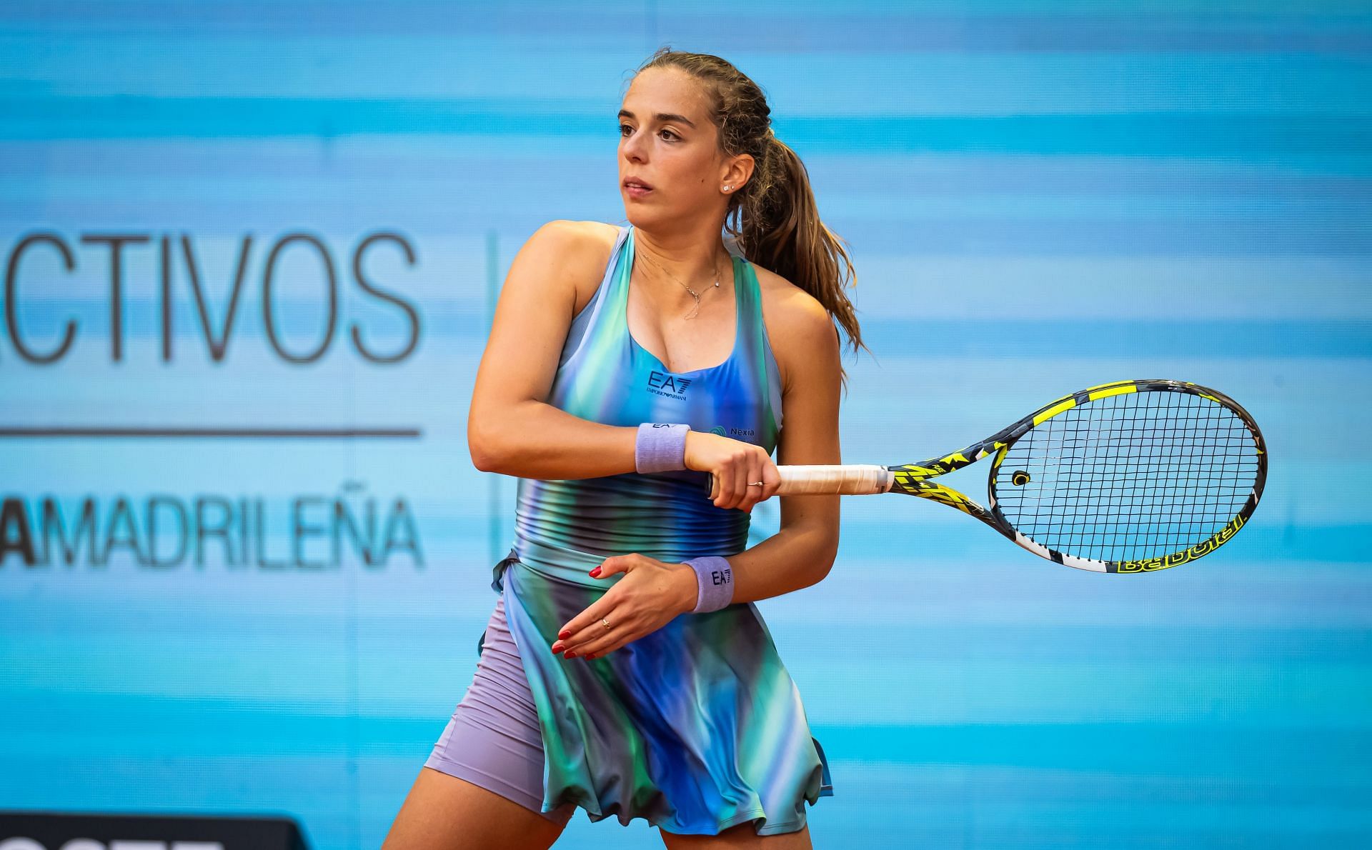 Lucia Bronzetti at the Madrid Open 2025. (Photo: Getty)